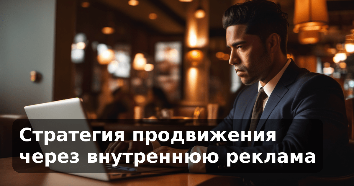 Стратегия продвижения через внутреннюю реклама