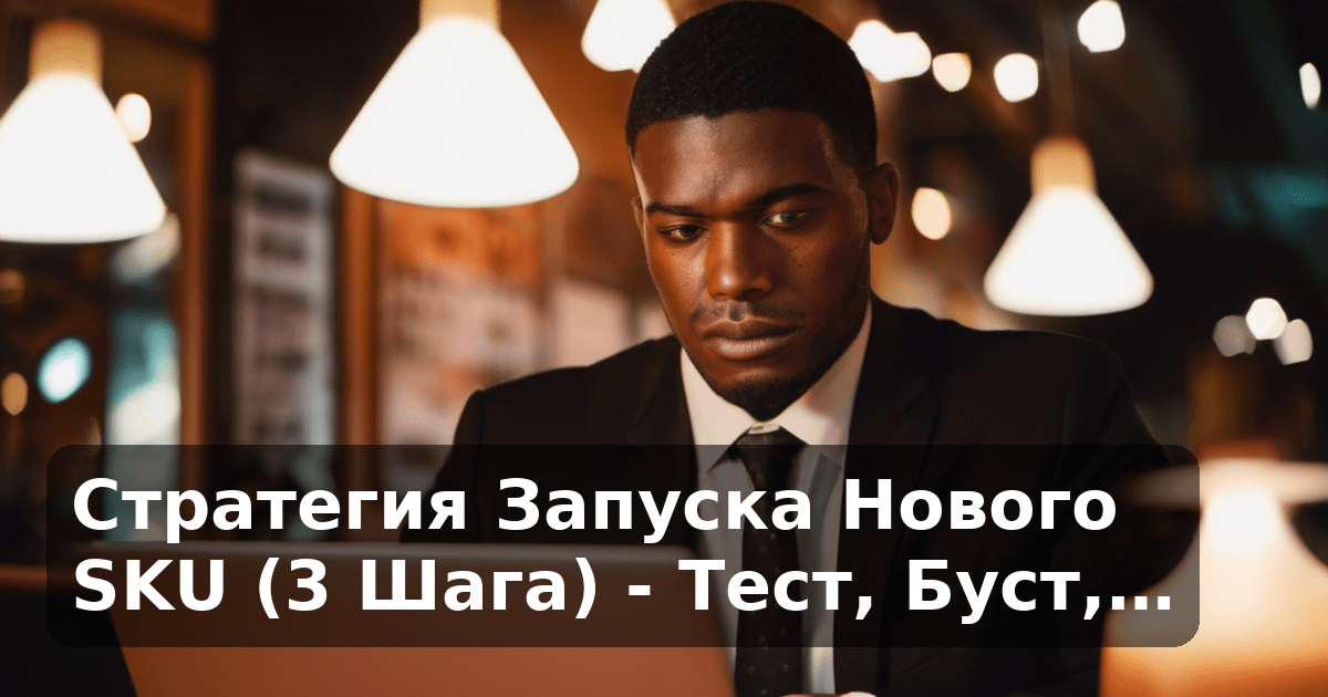 Стратегия Запуска Нового SKU (3 Шага) - Тест, Буст,…