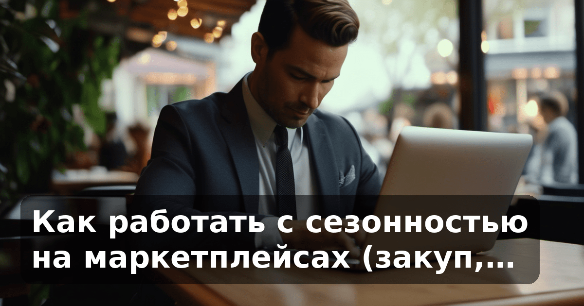 Как работать с сезонностью на маркетплейсах (закуп,…