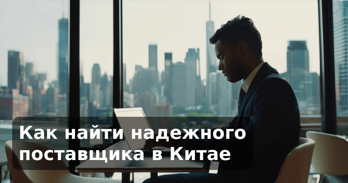 Как найти надежного поставщика в Китае