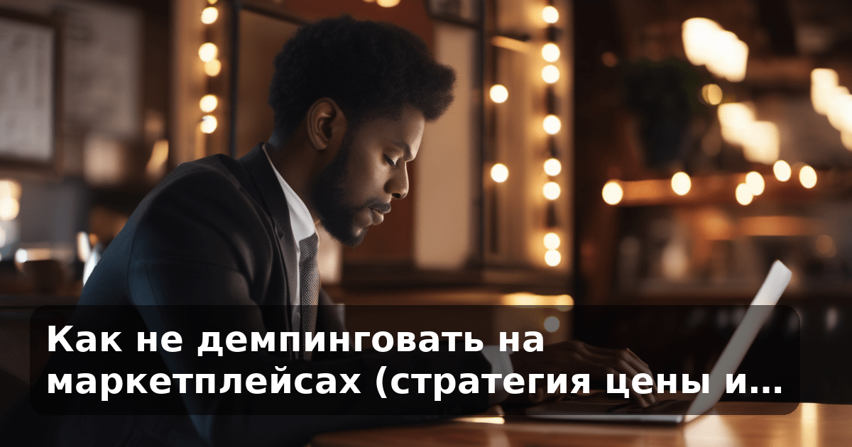 Как не демпинговать на маркетплейсах (стратегия цены и…